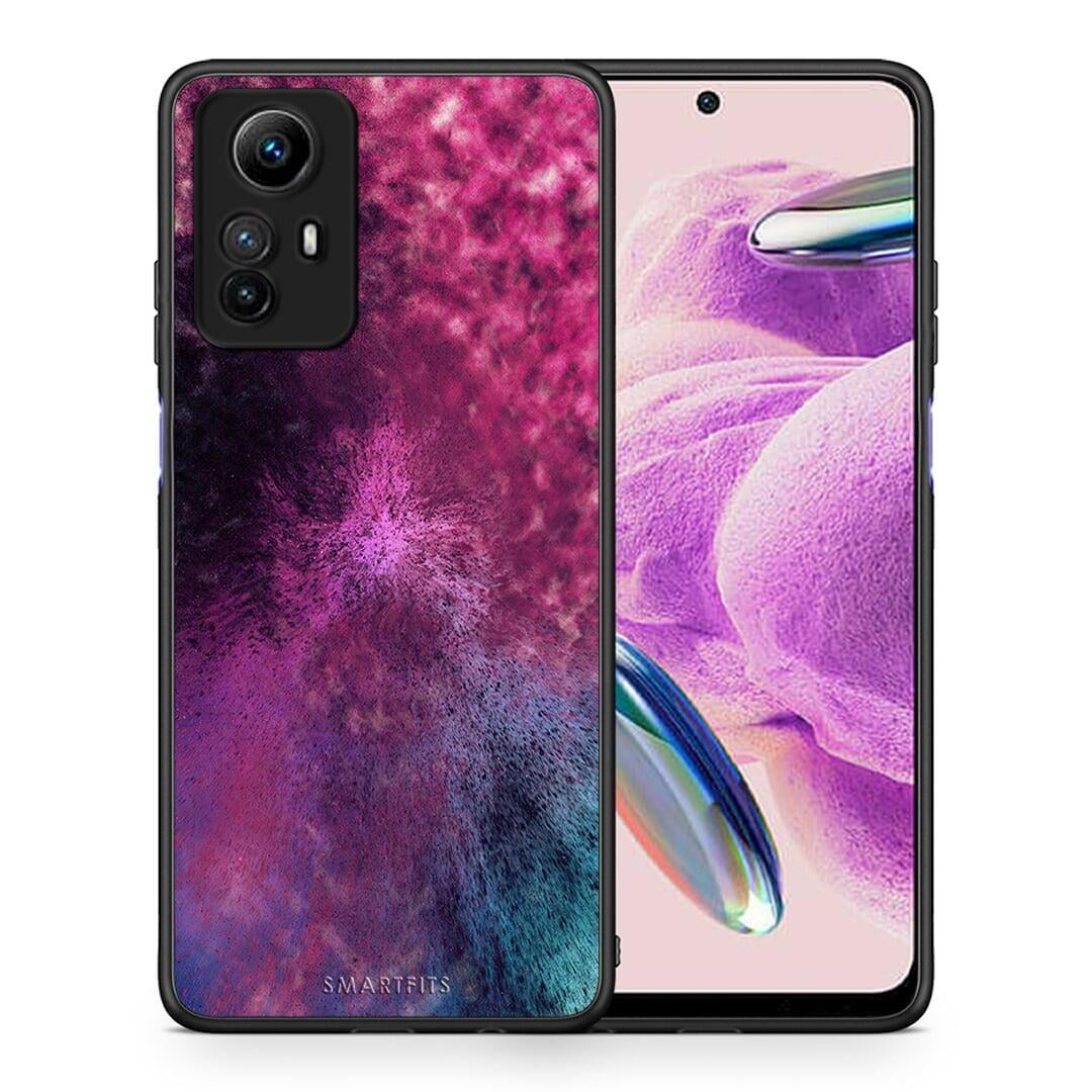 Θήκη Xiaomi Redmi Note 12S / Redmi K60 Pro Galactic Aurora από τη Smartfits με σχέδιο στο πίσω μέρος και μαύρο περίβλημα | Xiaomi Redmi Note 12S / Redmi K60 Pro Galactic Aurora Case with Colorful Back and Black Bezels