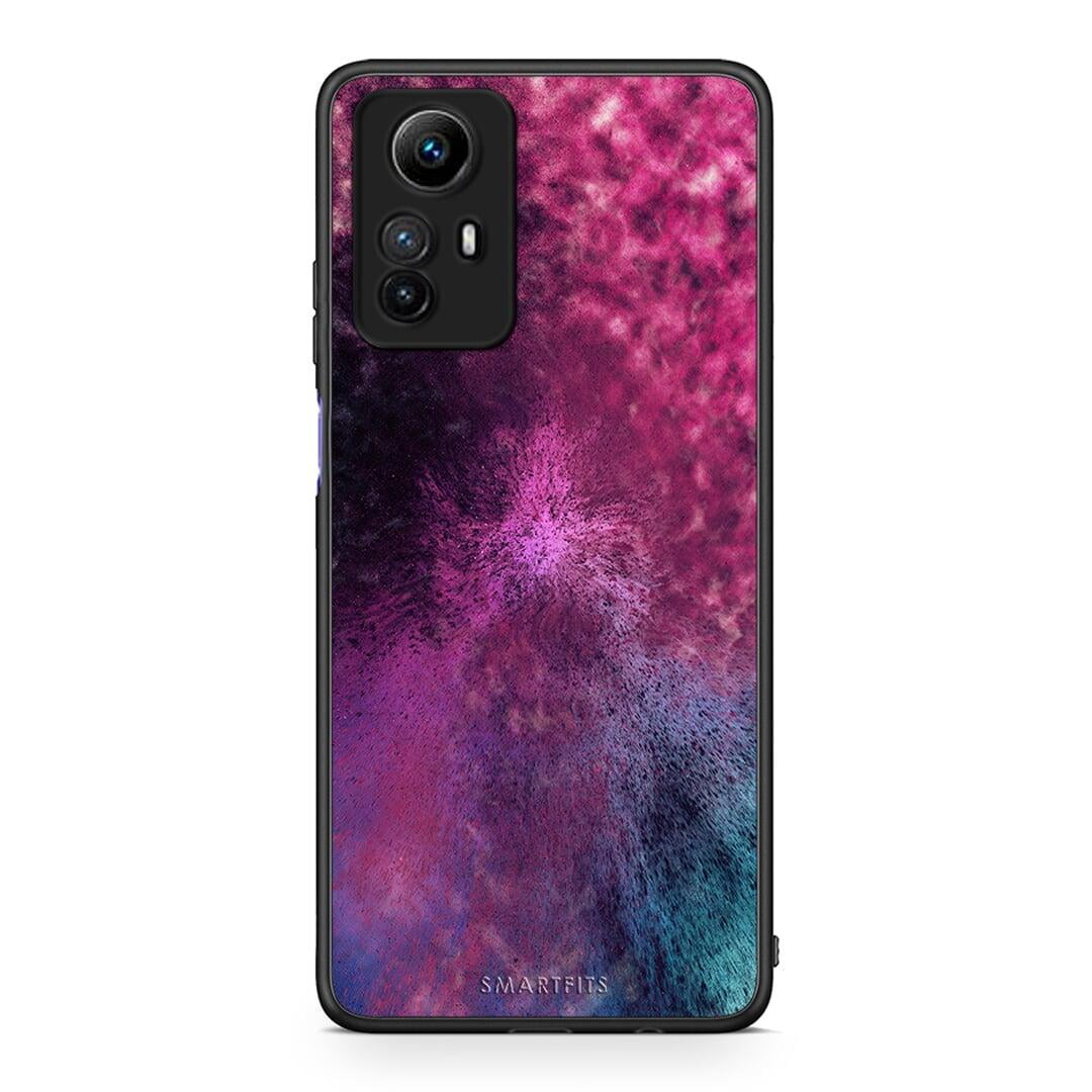 Θήκη Xiaomi Redmi Note 12S / Redmi K60 Pro Galactic Aurora από τη Smartfits με σχέδιο στο πίσω μέρος και μαύρο περίβλημα | Xiaomi Redmi Note 12S / Redmi K60 Pro Galactic Aurora Case with Colorful Back and Black Bezels