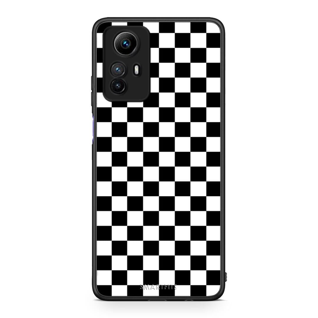 Θήκη Xiaomi Redmi Note 12S / Redmi K60 Pro Geometric Squares από τη Smartfits με σχέδιο στο πίσω μέρος και μαύρο περίβλημα | Xiaomi Redmi Note 12S / Redmi K60 Pro Geometric Squares Case with Colorful Back and Black Bezels