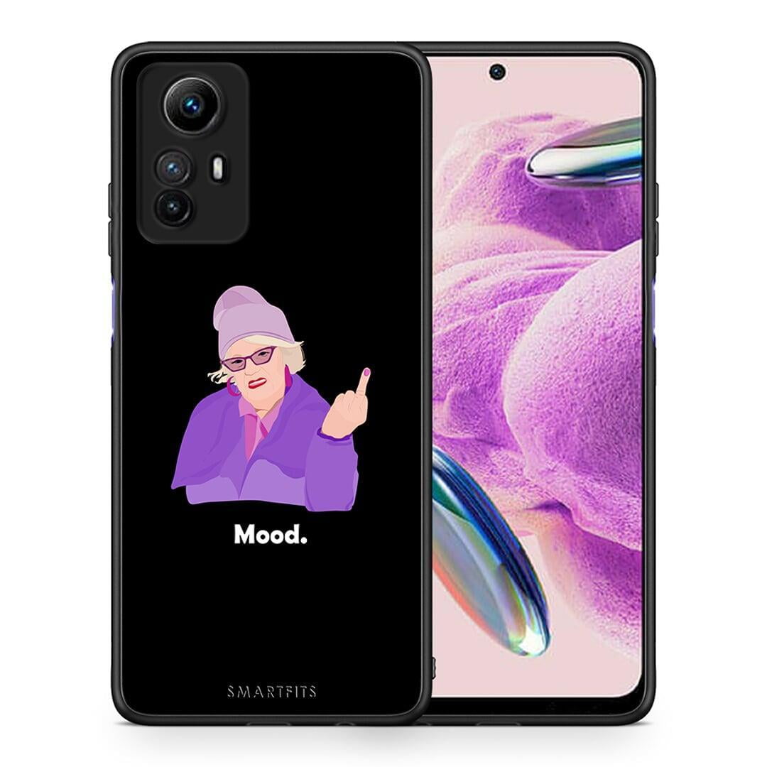 Θήκη Xiaomi Redmi Note 12S / Redmi K60 Pro Grandma Mood Black από τη Smartfits με σχέδιο στο πίσω μέρος και μαύρο περίβλημα | Xiaomi Redmi Note 12S / Redmi K60 Pro Grandma Mood Black Case with Colorful Back and Black Bezels