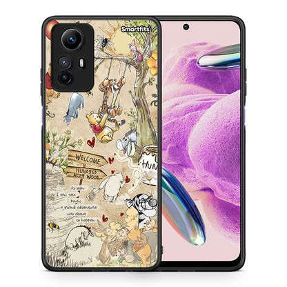 Θήκη Xiaomi Redmi Note 12S / Redmi K60 Pro Happy Friends από τη Smartfits με σχέδιο στο πίσω μέρος και μαύρο περίβλημα | Xiaomi Redmi Note 12S / Redmi K60 Pro Happy Friends Case with Colorful Back and Black Bezels
