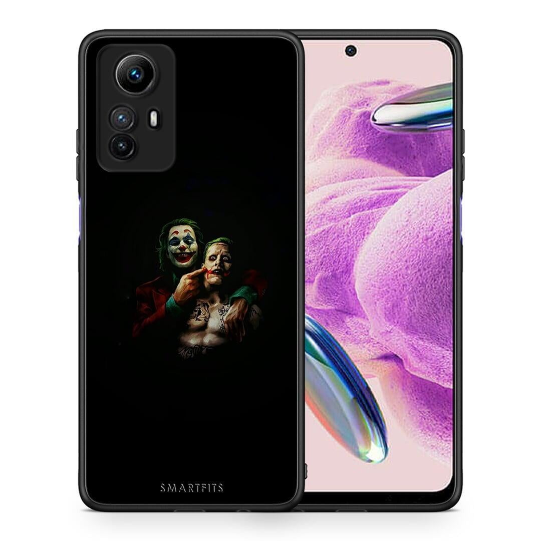 Θήκη Xiaomi Redmi Note 12S / Redmi K60 Pro Hero Clown από τη Smartfits με σχέδιο στο πίσω μέρος και μαύρο περίβλημα | Xiaomi Redmi Note 12S / Redmi K60 Pro Hero Clown Case with Colorful Back and Black Bezels