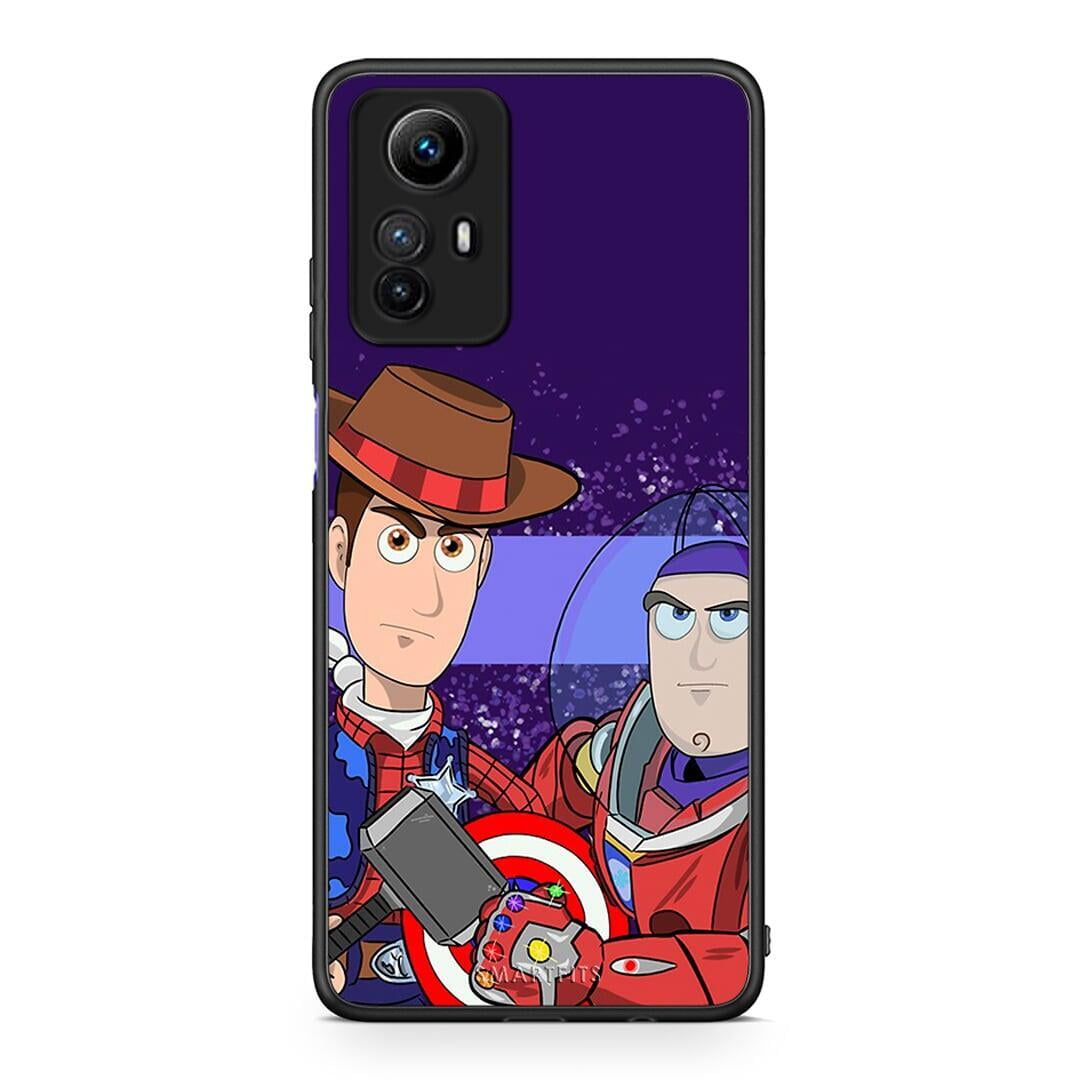 Θήκη Xiaomi Redmi Note 12S / Redmi K60 Pro Infinity Story από τη Smartfits με σχέδιο στο πίσω μέρος και μαύρο περίβλημα | Xiaomi Redmi Note 12S / Redmi K60 Pro Infinity Story Case with Colorful Back and Black Bezels