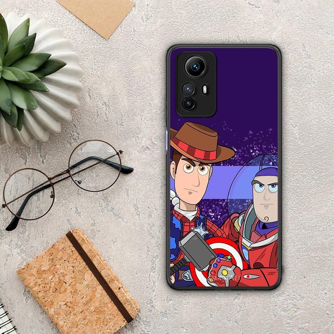Θήκη Xiaomi Redmi Note 12S / Redmi K60 Pro Infinity Story από τη Smartfits με σχέδιο στο πίσω μέρος και μαύρο περίβλημα | Xiaomi Redmi Note 12S / Redmi K60 Pro Infinity Story Case with Colorful Back and Black Bezels