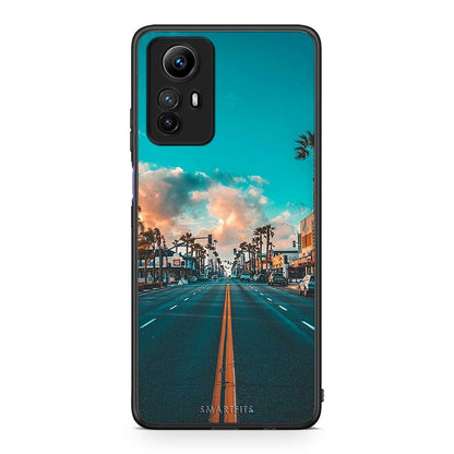 Θήκη Xiaomi Redmi Note 12S / Redmi K60 Pro Landscape City από τη Smartfits με σχέδιο στο πίσω μέρος και μαύρο περίβλημα | Xiaomi Redmi Note 12S / Redmi K60 Pro Landscape City Case with Colorful Back and Black Bezels