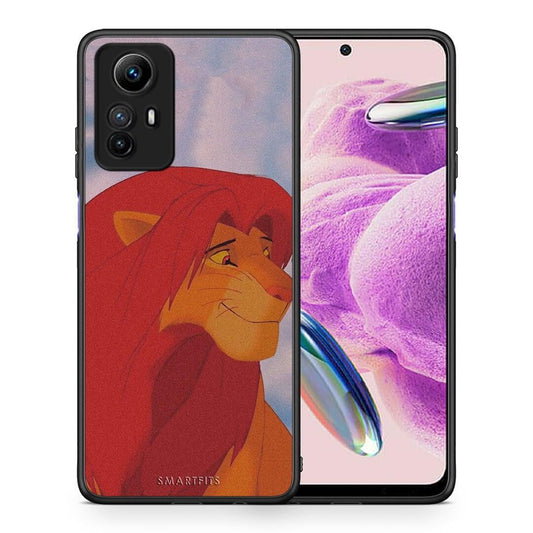 Θήκη Xiaomi Redmi Note 12S / Redmi K60 Pro Lion Love 1 από τη Smartfits με σχέδιο στο πίσω μέρος και μαύρο περίβλημα | Xiaomi Redmi Note 12S / Redmi K60 Pro Lion Love 1 Case with Colorful Back and Black Bezels