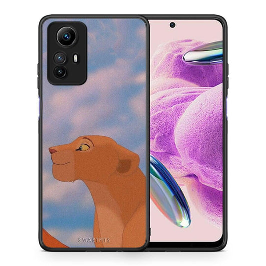 Θήκη Xiaomi Redmi Note 12S / Redmi K60 Pro Lion Love 2 από τη Smartfits με σχέδιο στο πίσω μέρος και μαύρο περίβλημα | Xiaomi Redmi Note 12S / Redmi K60 Pro Lion Love 2 Case with Colorful Back and Black Bezels