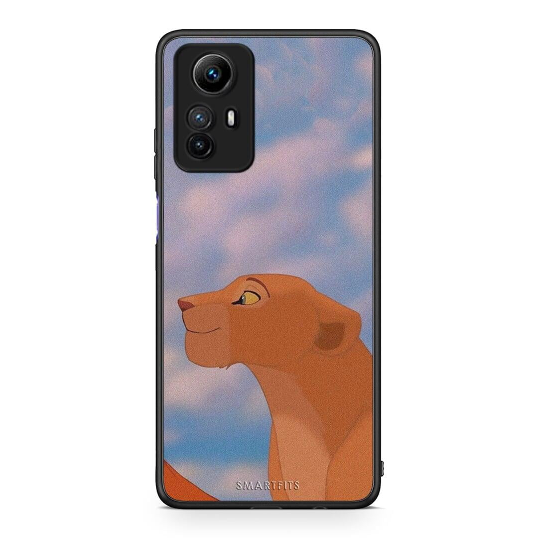 Θήκη Xiaomi Redmi Note 12S / Redmi K60 Pro Lion Love 2 από τη Smartfits με σχέδιο στο πίσω μέρος και μαύρο περίβλημα | Xiaomi Redmi Note 12S / Redmi K60 Pro Lion Love 2 Case with Colorful Back and Black Bezels