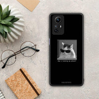 Thumbnail for Θήκη Xiaomi Redmi Note 12S / Redmi K60 Pro Meme Cat από τη Smartfits με σχέδιο στο πίσω μέρος και μαύρο περίβλημα | Xiaomi Redmi Note 12S / Redmi K60 Pro Meme Cat Case with Colorful Back and Black Bezels