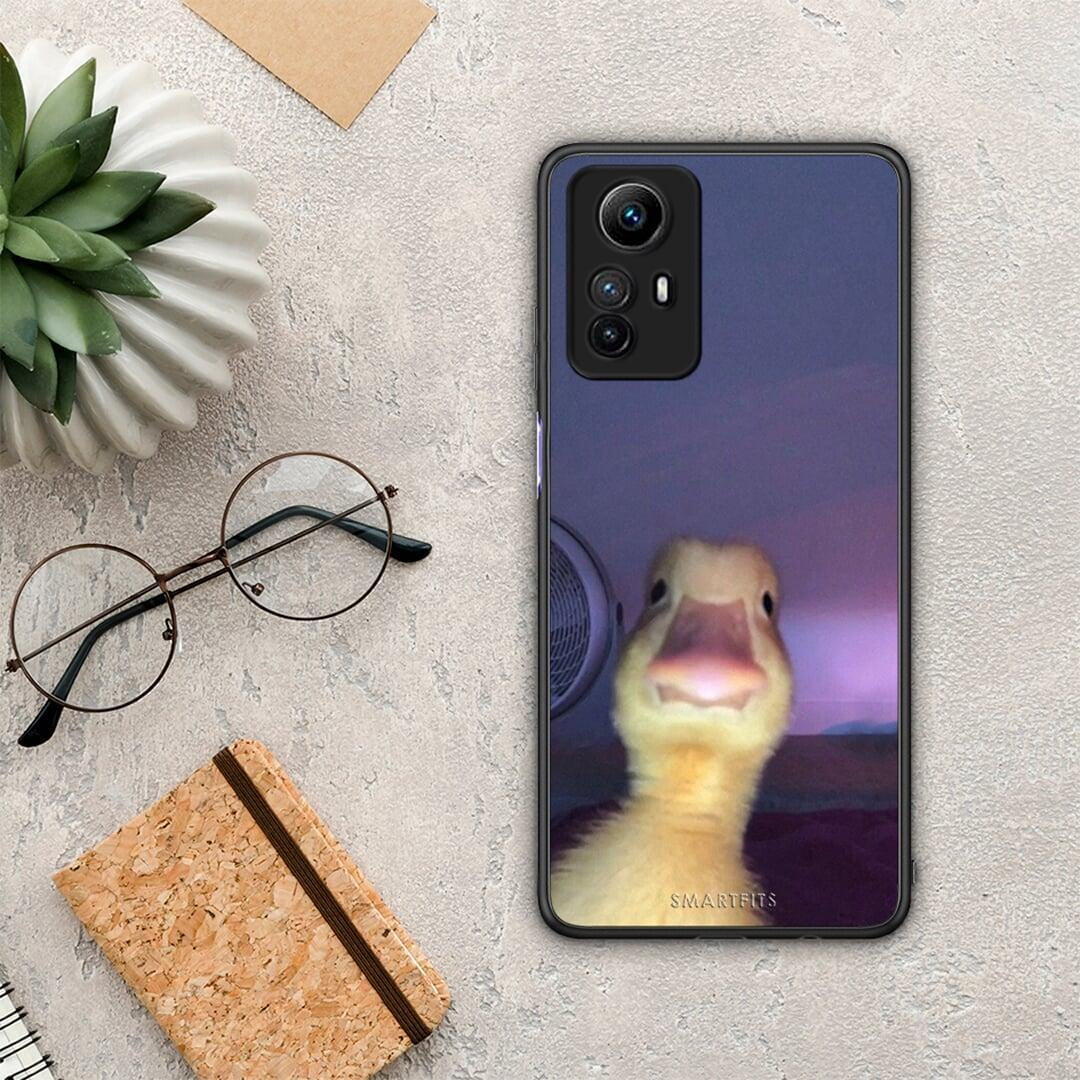 Θήκη Xiaomi Redmi Note 12S / Redmi K60 Pro Meme Duck από τη Smartfits με σχέδιο στο πίσω μέρος και μαύρο περίβλημα | Xiaomi Redmi Note 12S / Redmi K60 Pro Meme Duck Case with Colorful Back and Black Bezels