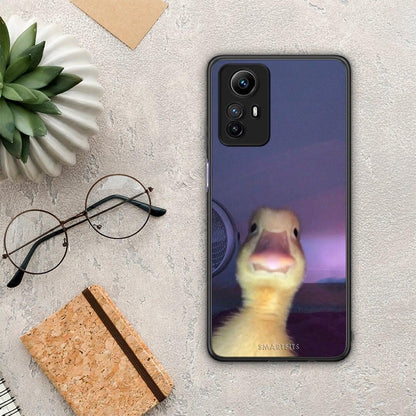 Θήκη Xiaomi Redmi Note 12S / Redmi K60 Pro Meme Duck από τη Smartfits με σχέδιο στο πίσω μέρος και μαύρο περίβλημα | Xiaomi Redmi Note 12S / Redmi K60 Pro Meme Duck Case with Colorful Back and Black Bezels