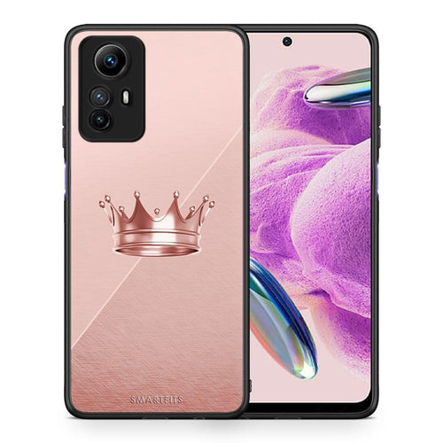Θήκη Xiaomi Redmi Note 12S / Redmi K60 Pro Minimal Crown από τη Smartfits με σχέδιο στο πίσω μέρος και μαύρο περίβλημα | Xiaomi Redmi Note 12S / Redmi K60 Pro Minimal Crown Case with Colorful Back and Black Bezels