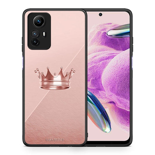 Θήκη Xiaomi Redmi Note 12S / Redmi K60 Pro Minimal Crown από τη Smartfits με σχέδιο στο πίσω μέρος και μαύρο περίβλημα | Xiaomi Redmi Note 12S / Redmi K60 Pro Minimal Crown Case with Colorful Back and Black Bezels