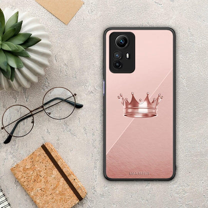 Θήκη Xiaomi Redmi Note 12S / Redmi K60 Pro Minimal Crown από τη Smartfits με σχέδιο στο πίσω μέρος και μαύρο περίβλημα | Xiaomi Redmi Note 12S / Redmi K60 Pro Minimal Crown Case with Colorful Back and Black Bezels