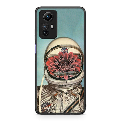 Θήκη Xiaomi Redmi Note 12S / Redmi K60 Pro Nasa Bloom από τη Smartfits με σχέδιο στο πίσω μέρος και μαύρο περίβλημα | Xiaomi Redmi Note 12S / Redmi K60 Pro Nasa Bloom Case with Colorful Back and Black Bezels