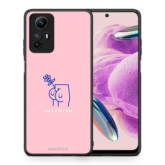 Θήκη Xiaomi Redmi Note 12S / Redmi K60 Pro Nice Day από τη Smartfits με σχέδιο στο πίσω μέρος και μαύρο περίβλημα | Xiaomi Redmi Note 12S / Redmi K60 Pro Nice Day Case with Colorful Back and Black Bezels