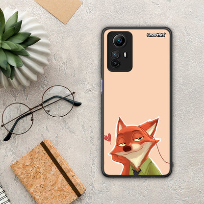Θήκη Xiaomi Redmi Note 12S / Redmi K60 Pro Nick Wilde And Judy Hopps Love 1 από τη Smartfits με σχέδιο στο πίσω μέρος και μαύρο περίβλημα | Xiaomi Redmi Note 12S / Redmi K60 Pro Nick Wilde And Judy Hopps Love 1 Case with Colorful Back and Black Bezels
