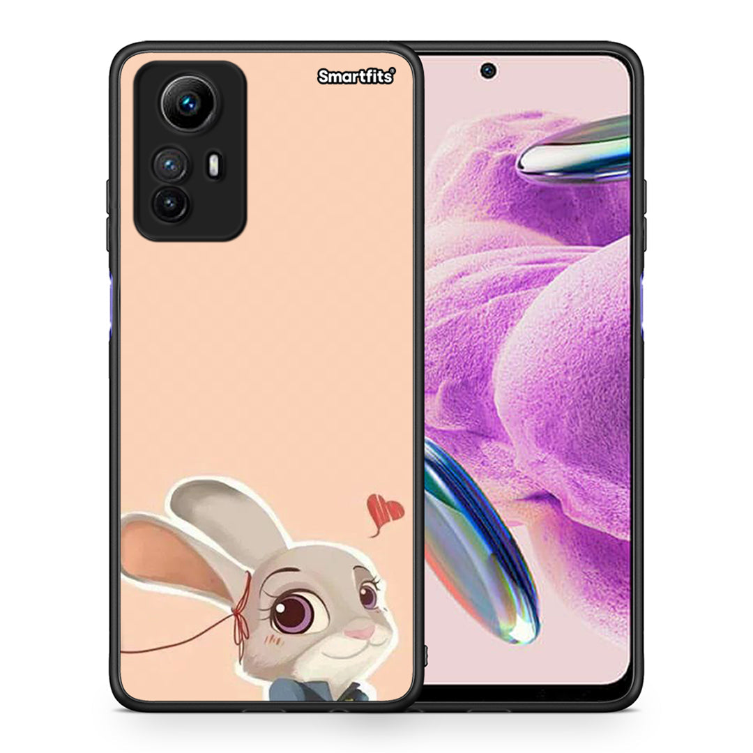 Θήκη Xiaomi Redmi Note 12S / Redmi K60 Pro Nick Wilde And Judy Hopps Love 2 από τη Smartfits με σχέδιο στο πίσω μέρος και μαύρο περίβλημα | Xiaomi Redmi Note 12S / Redmi K60 Pro Nick Wilde And Judy Hopps Love 2 Case with Colorful Back and Black Bezels