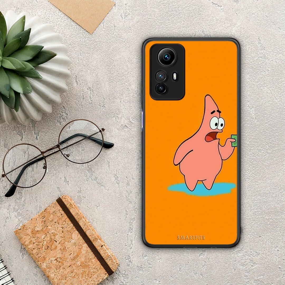 Θήκη Xiaomi Redmi Note 12S / Redmi K60 Pro No Money 1 από τη Smartfits με σχέδιο στο πίσω μέρος και μαύρο περίβλημα | Xiaomi Redmi Note 12S / Redmi K60 Pro No Money 1 Case with Colorful Back and Black Bezels