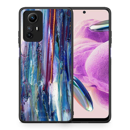 Θήκη Xiaomi Redmi Note 12S / Redmi K60 Pro Paint Winter από τη Smartfits με σχέδιο στο πίσω μέρος και μαύρο περίβλημα | Xiaomi Redmi Note 12S / Redmi K60 Pro Paint Winter Case with Colorful Back and Black Bezels