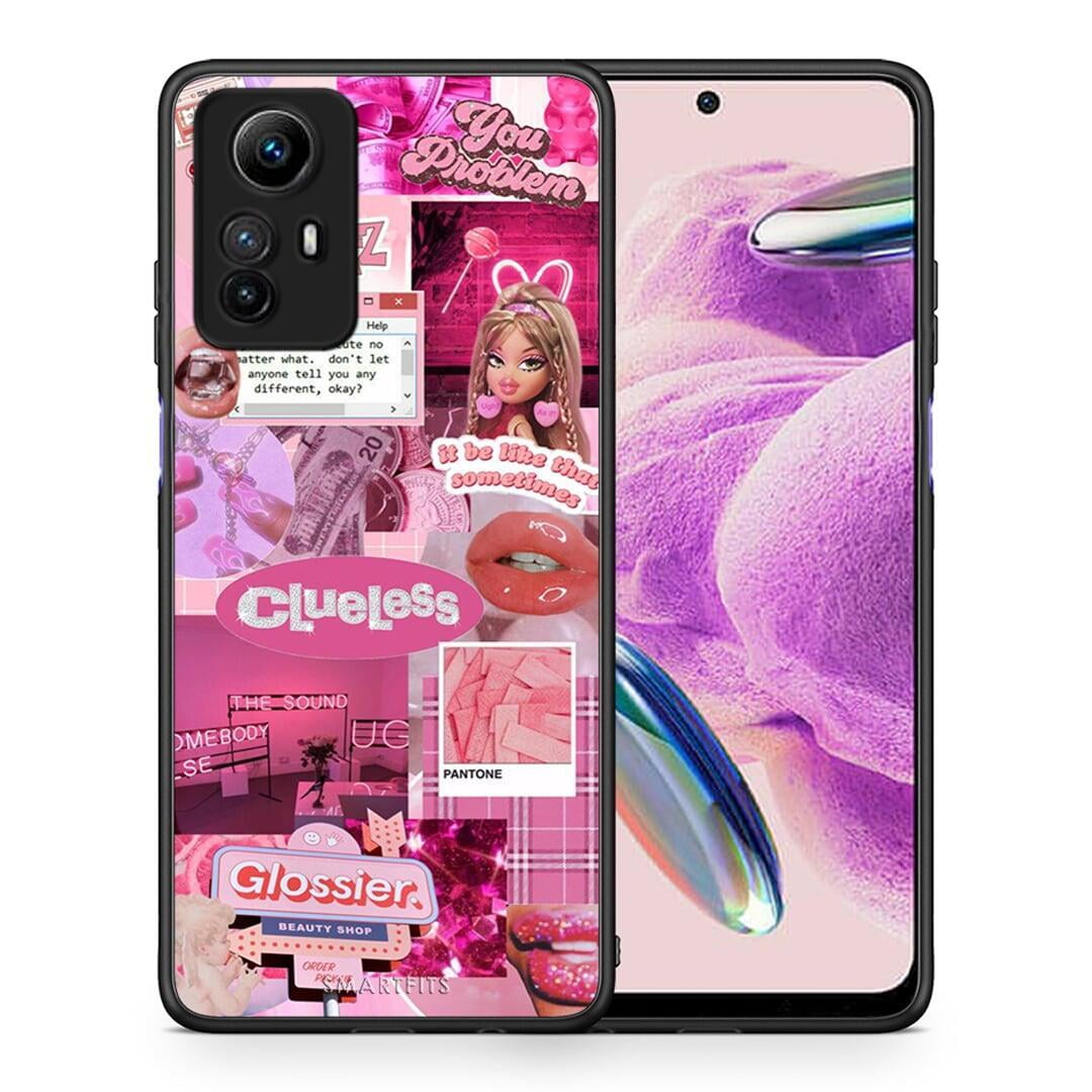 Θήκη Xiaomi Redmi Note 12S / Redmi K60 Pro Pink Love από τη Smartfits με σχέδιο στο πίσω μέρος και μαύρο περίβλημα | Xiaomi Redmi Note 12S / Redmi K60 Pro Pink Love Case with Colorful Back and Black Bezels