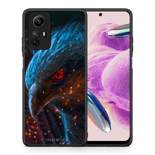 Θήκη Xiaomi Redmi Note 12S / Redmi K60 Pro PopArt Eagle από τη Smartfits με σχέδιο στο πίσω μέρος και μαύρο περίβλημα | Xiaomi Redmi Note 12S / Redmi K60 Pro PopArt Eagle Case with Colorful Back and Black Bezels