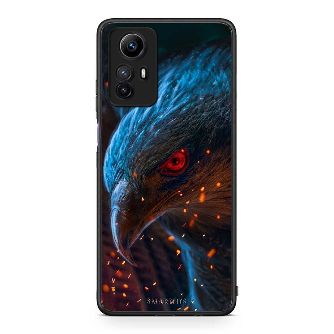 Θήκη Xiaomi Redmi Note 12S / Redmi K60 Pro PopArt Eagle από τη Smartfits με σχέδιο στο πίσω μέρος και μαύρο περίβλημα | Xiaomi Redmi Note 12S / Redmi K60 Pro PopArt Eagle Case with Colorful Back and Black Bezels