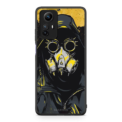 Θήκη Xiaomi Redmi Note 12S / Redmi K60 Pro PopArt Mask από τη Smartfits με σχέδιο στο πίσω μέρος και μαύρο περίβλημα | Xiaomi Redmi Note 12S / Redmi K60 Pro PopArt Mask Case with Colorful Back and Black Bezels