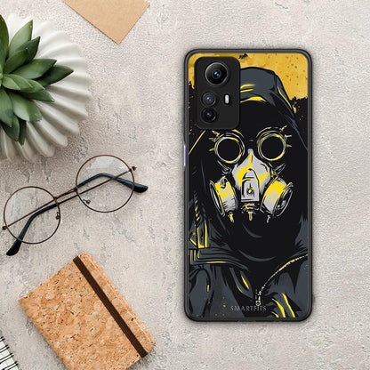 Θήκη Xiaomi Redmi Note 12S / Redmi K60 Pro PopArt Mask από τη Smartfits με σχέδιο στο πίσω μέρος και μαύρο περίβλημα | Xiaomi Redmi Note 12S / Redmi K60 Pro PopArt Mask Case with Colorful Back and Black Bezels