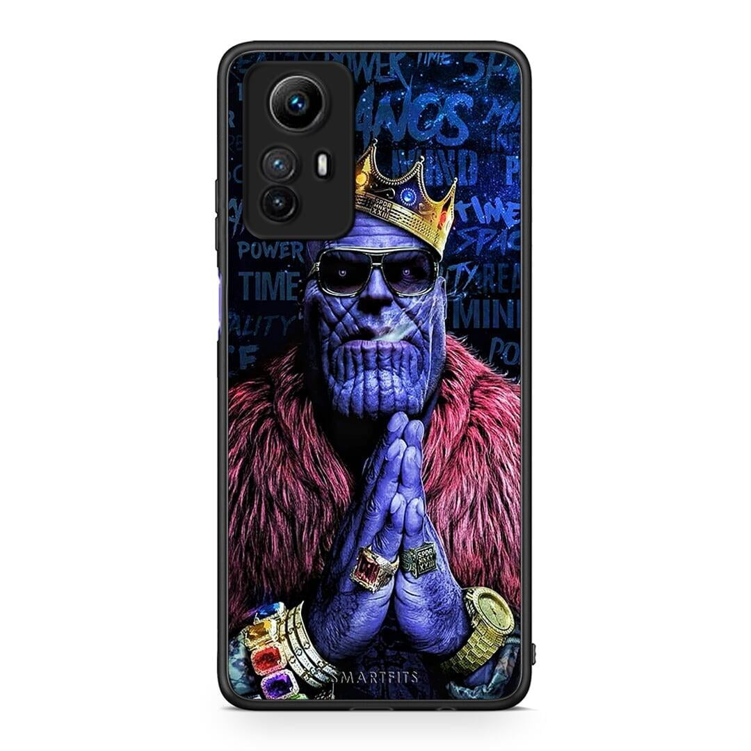 Θήκη Xiaomi Redmi Note 12S / Redmi K60 Pro PopArt Thanos από τη Smartfits με σχέδιο στο πίσω μέρος και μαύρο περίβλημα | Xiaomi Redmi Note 12S / Redmi K60 Pro PopArt Thanos Case with Colorful Back and Black Bezels