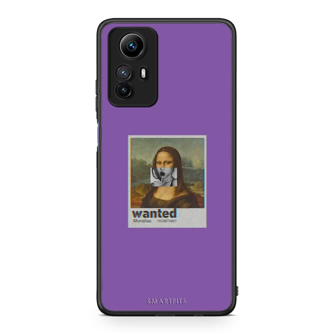 Θήκη Xiaomi Redmi Note 12S / Redmi K60 Pro Popart Monalisa από τη Smartfits με σχέδιο στο πίσω μέρος και μαύρο περίβλημα | Xiaomi Redmi Note 12S / Redmi K60 Pro Popart Monalisa Case with Colorful Back and Black Bezels