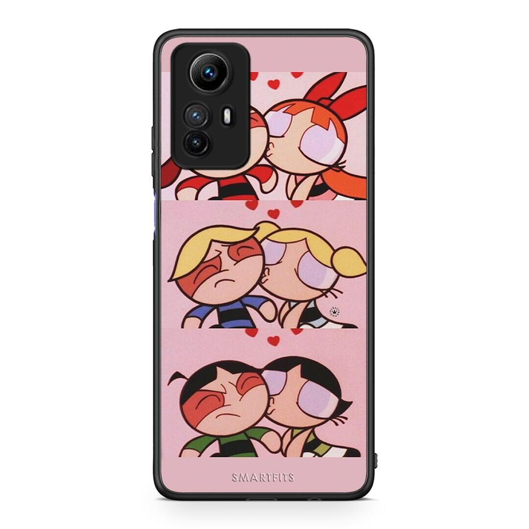 Θήκη Xiaomi Redmi Note 12S / Redmi K60 Pro Puff Love από τη Smartfits με σχέδιο στο πίσω μέρος και μαύρο περίβλημα | Xiaomi Redmi Note 12S / Redmi K60 Pro Puff Love Case with Colorful Back and Black Bezels