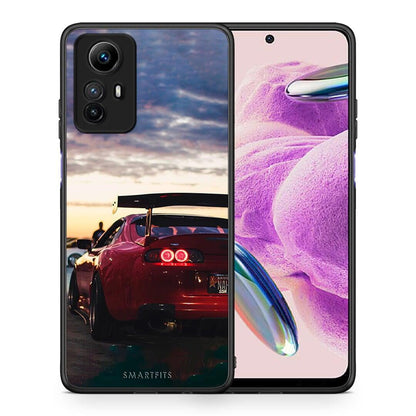 Θήκη Xiaomi Redmi Note 12S / Redmi K60 Pro Racing Supra από τη Smartfits με σχέδιο στο πίσω μέρος και μαύρο περίβλημα | Xiaomi Redmi Note 12S / Redmi K60 Pro Racing Supra Case with Colorful Back and Black Bezels