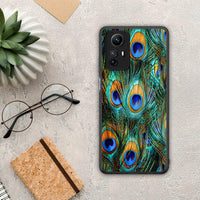 Thumbnail for Θήκη Xiaomi Redmi Note 12S / Redmi K60 Pro Real Peacock Feathers από τη Smartfits με σχέδιο στο πίσω μέρος και μαύρο περίβλημα | Xiaomi Redmi Note 12S / Redmi K60 Pro Real Peacock Feathers Case with Colorful Back and Black Bezels
