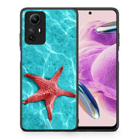 Thumbnail for Θήκη Xiaomi Redmi Note 12S Red Starfish από τη Smartfits με σχέδιο στο πίσω μέρος και μαύρο περίβλημα | Xiaomi Redmi Note 12S Red Starfish Case with Colorful Back and Black Bezels