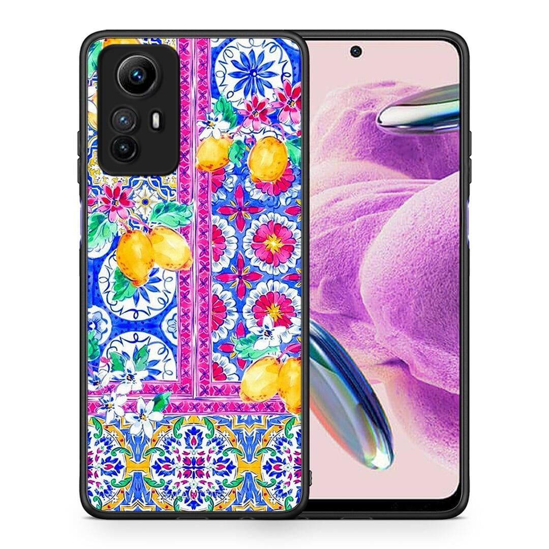 Θήκη Xiaomi Redmi Note 12S / Redmi K60 Pro Retro Spring από τη Smartfits με σχέδιο στο πίσω μέρος και μαύρο περίβλημα | Xiaomi Redmi Note 12S / Redmi K60 Pro Retro Spring Case with Colorful Back and Black Bezels