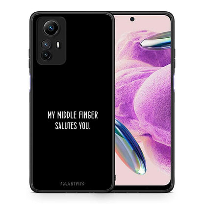 Θήκη Xiaomi Redmi Note 12S / Redmi K60 Pro Salute από τη Smartfits με σχέδιο στο πίσω μέρος και μαύρο περίβλημα | Xiaomi Redmi Note 12S / Redmi K60 Pro Salute Case with Colorful Back and Black Bezels