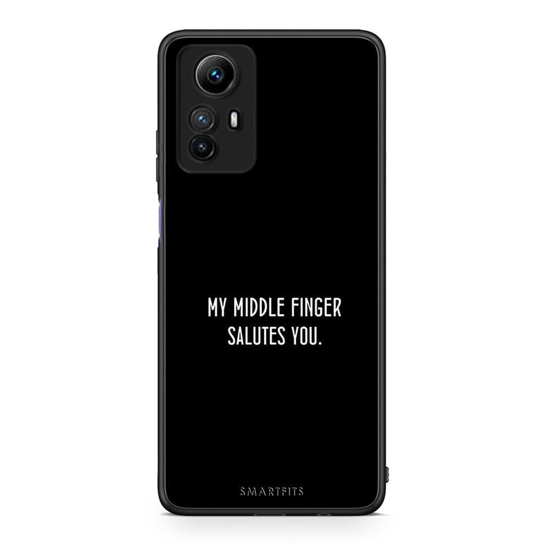 Θήκη Xiaomi Redmi Note 12S / Redmi K60 Pro Salute από τη Smartfits με σχέδιο στο πίσω μέρος και μαύρο περίβλημα | Xiaomi Redmi Note 12S / Redmi K60 Pro Salute Case with Colorful Back and Black Bezels