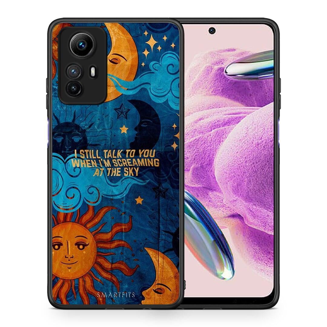 Θήκη Xiaomi Redmi Note 12S / Redmi K60 Pro Screaming Sky από τη Smartfits με σχέδιο στο πίσω μέρος και μαύρο περίβλημα | Xiaomi Redmi Note 12S / Redmi K60 Pro Screaming Sky Case with Colorful Back and Black Bezels