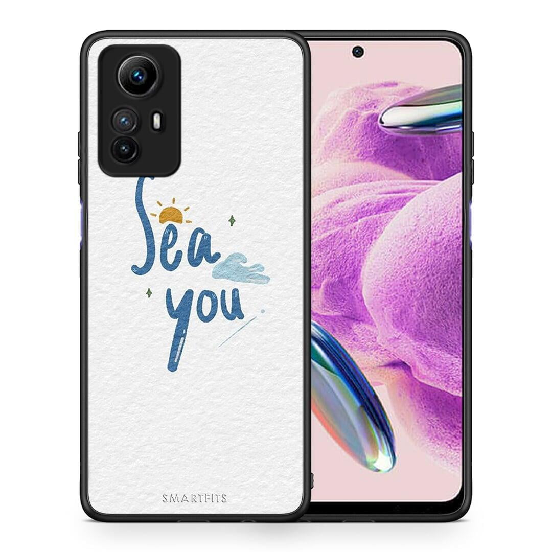 Θήκη Xiaomi Redmi Note 12S Sea You από τη Smartfits με σχέδιο στο πίσω μέρος και μαύρο περίβλημα | Xiaomi Redmi Note 12S Sea You Case with Colorful Back and Black Bezels