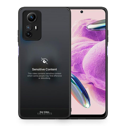 Θήκη Xiaomi Redmi Note 12S / Redmi K60 Pro Sensitive Content από τη Smartfits με σχέδιο στο πίσω μέρος και μαύρο περίβλημα | Xiaomi Redmi Note 12S / Redmi K60 Pro Sensitive Content Case with Colorful Back and Black Bezels