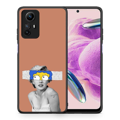 Θήκη Xiaomi Redmi Note 12S / Redmi K60 Pro Sim Merilyn από τη Smartfits με σχέδιο στο πίσω μέρος και μαύρο περίβλημα | Xiaomi Redmi Note 12S / Redmi K60 Pro Sim Merilyn Case with Colorful Back and Black Bezels