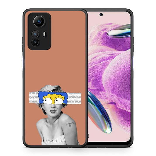 Θήκη Xiaomi Redmi Note 12S / Redmi K60 Pro Sim Merilyn από τη Smartfits με σχέδιο στο πίσω μέρος και μαύρο περίβλημα | Xiaomi Redmi Note 12S / Redmi K60 Pro Sim Merilyn Case with Colorful Back and Black Bezels