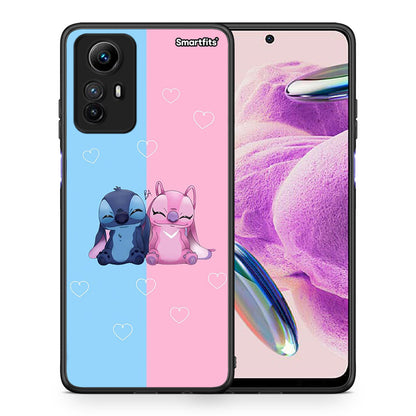 Θήκη Xiaomi Redmi Note 12S / Redmi K60 Pro Stitch And Angel από τη Smartfits με σχέδιο στο πίσω μέρος και μαύρο περίβλημα | Xiaomi Redmi Note 12S / Redmi K60 Pro Stitch And Angel Case with Colorful Back and Black Bezels