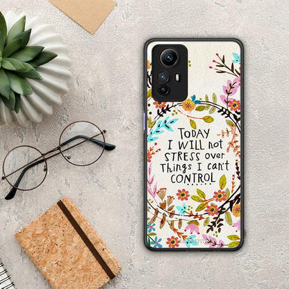 Θήκη Xiaomi Redmi Note 12S / Redmi K60 Pro Stress Over από τη Smartfits με σχέδιο στο πίσω μέρος και μαύρο περίβλημα | Xiaomi Redmi Note 12S / Redmi K60 Pro Stress Over Case with Colorful Back and Black Bezels