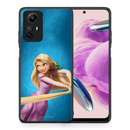 Θήκη Xiaomi Redmi Note 12S / Redmi K60 Pro Tangled 2 από τη Smartfits με σχέδιο στο πίσω μέρος και μαύρο περίβλημα | Xiaomi Redmi Note 12S / Redmi K60 Pro Tangled 2 Case with Colorful Back and Black Bezels