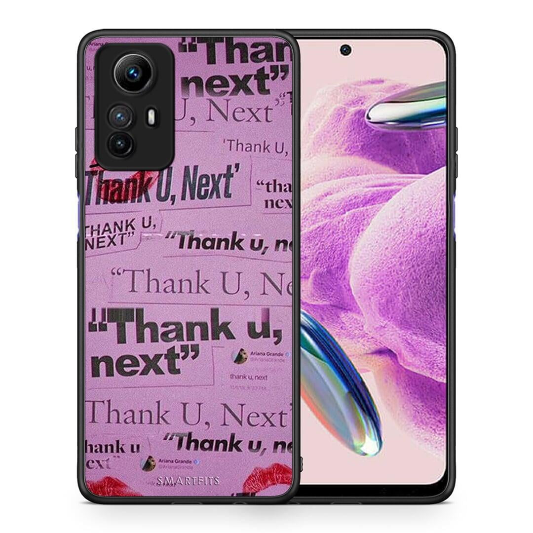 Θήκη Xiaomi Redmi Note 12S / Redmi K60 Pro Thank You Next από τη Smartfits με σχέδιο στο πίσω μέρος και μαύρο περίβλημα | Xiaomi Redmi Note 12S / Redmi K60 Pro Thank You Next Case with Colorful Back and Black Bezels