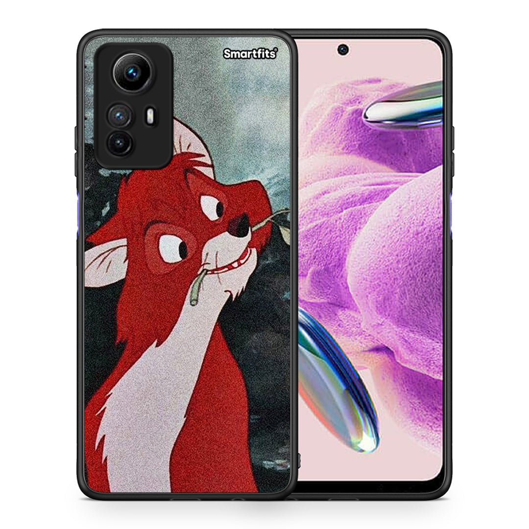 Θήκη Xiaomi Redmi Note 12S / Redmi K60 Pro Tod And Vixey Love 1 από τη Smartfits με σχέδιο στο πίσω μέρος και μαύρο περίβλημα | Xiaomi Redmi Note 12S / Redmi K60 Pro Tod And Vixey Love 1 Case with Colorful Back and Black Bezels