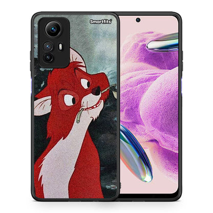 Θήκη Xiaomi Redmi Note 12S / Redmi K60 Pro Tod And Vixey Love 1 από τη Smartfits με σχέδιο στο πίσω μέρος και μαύρο περίβλημα | Xiaomi Redmi Note 12S / Redmi K60 Pro Tod And Vixey Love 1 Case with Colorful Back and Black Bezels