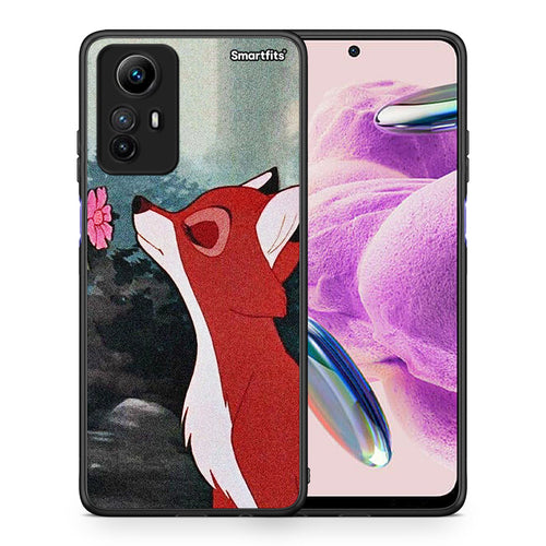 Θήκη Xiaomi Redmi Note 12S / Redmi K60 Pro Tod And Vixey Love 2 από τη Smartfits με σχέδιο στο πίσω μέρος και μαύρο περίβλημα | Xiaomi Redmi Note 12S / Redmi K60 Pro Tod And Vixey Love 2 Case with Colorful Back and Black Bezels